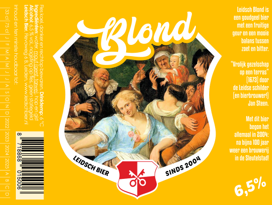 Leidsch Blond, etiket 2022